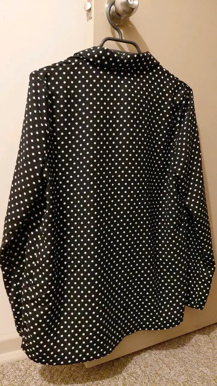 Blazer negro de lunares Alaniz talla S - 2