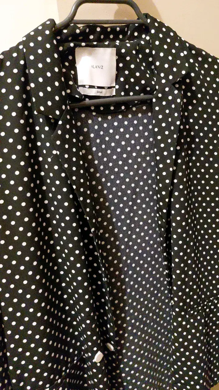 Blazer negro de lunares Alaniz talla S - 3