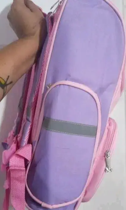 Mochila infantil unicornio rosa con arcoíris - 5