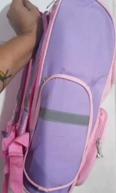 Mochila infantil unicornio rosa con arcoíris - miniatura 5