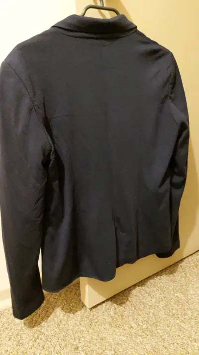 Blazer azul marino para mujer talla L - miniatura 2