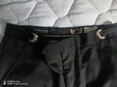 Traje gala negro, completo, cámisa, pantalón y cor - miniatura 3