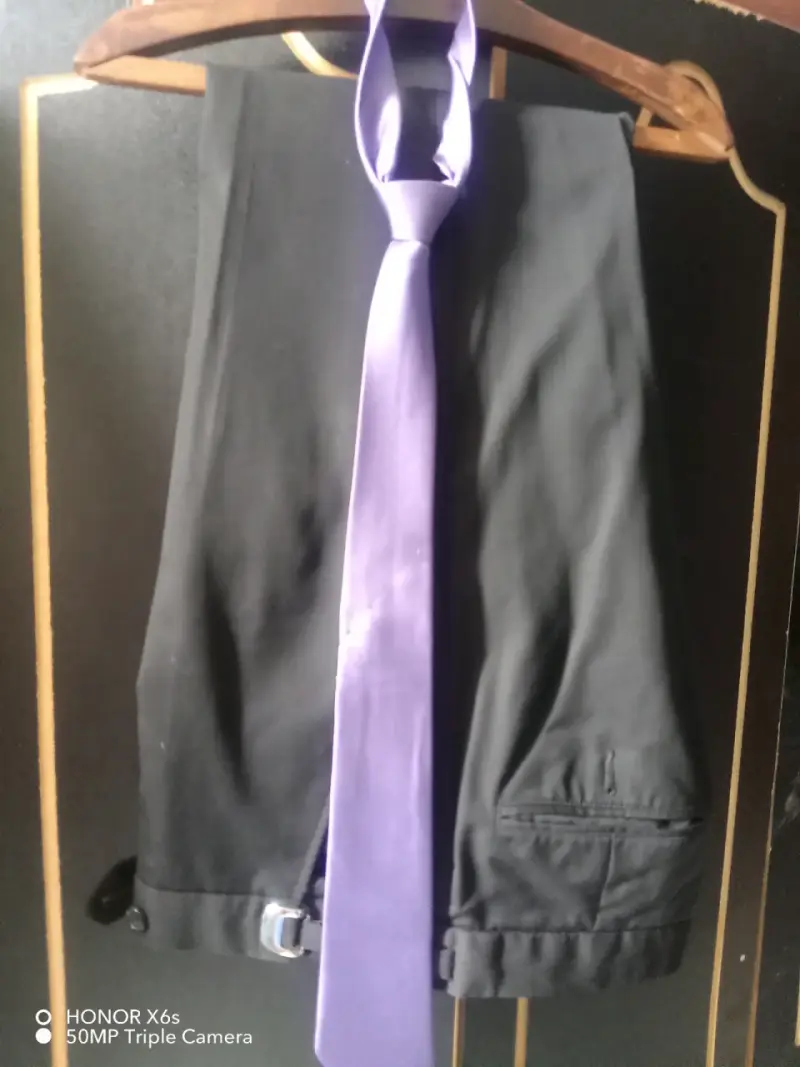 Traje gala negro, completo, cámisa, pantalón y cor - 5