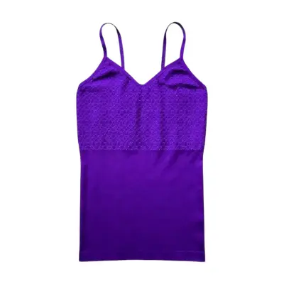 Polera Top Seamless Morado Talla S Mujer Deporte - miniatura 1