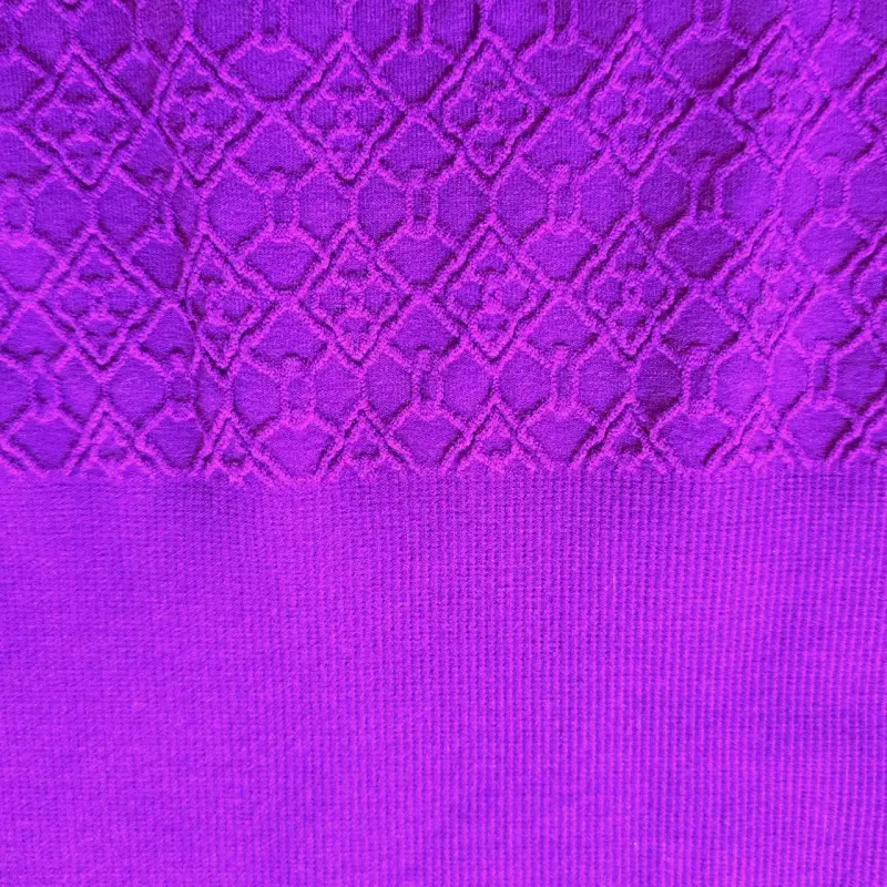 Polera Top Seamless Morado Talla S Mujer Deporte - 3