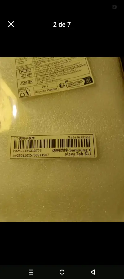 Carcasa transparente para Samsung Galaxy Tab S11 - miniatura 2