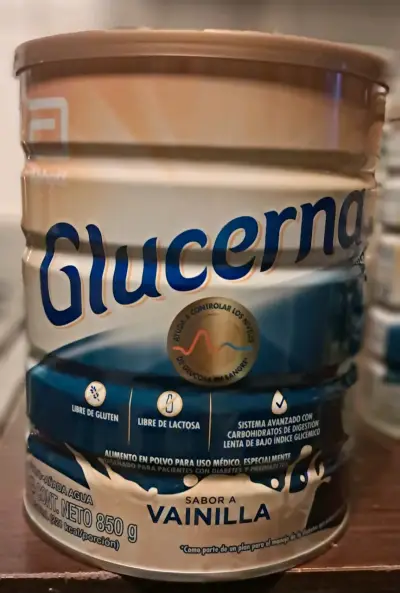 Fórmula en Polvo Glucerna Vainilla 850g - miniatura 1