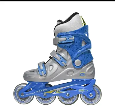 Patines en línea azules para niños Honor - miniatura 3