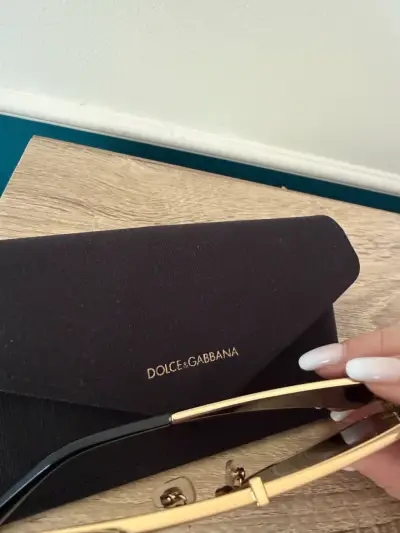 Gafas de sol Dolce & Gabbana doradas - miniatura 2