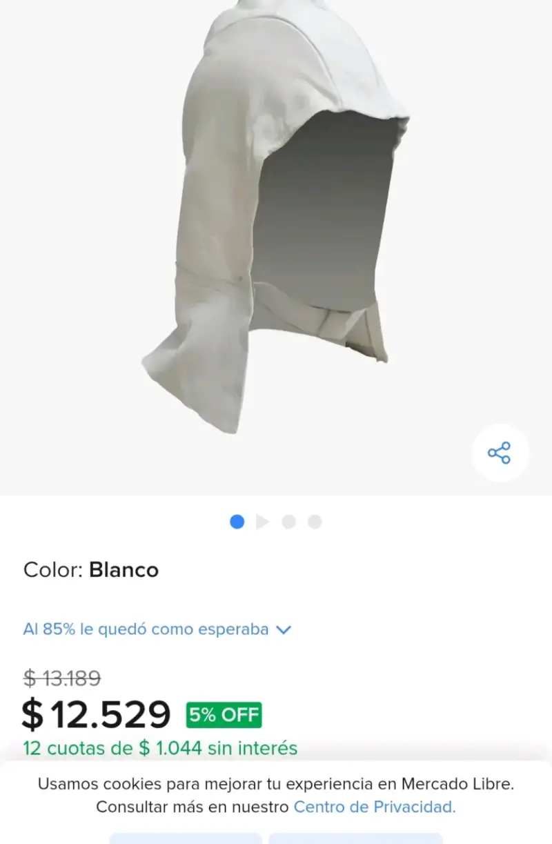 Capuchas de cuero blancas para soldado protección - 4