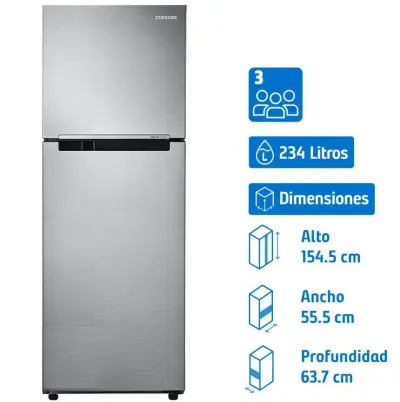 Refrigerador Samsung Top Freezer No Frost 234 lts - miniatura 1