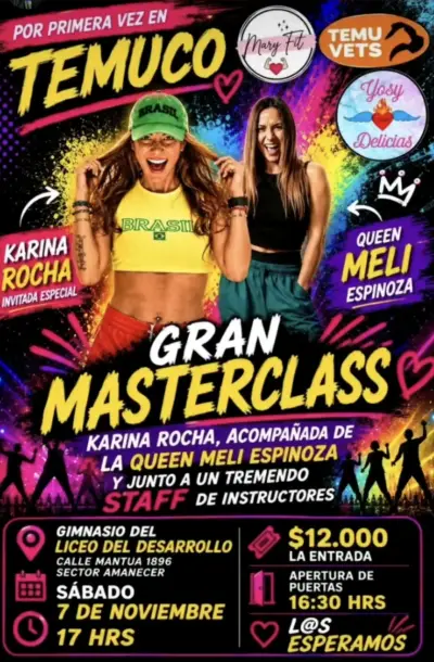 Entradas para Masterclass en Temuco Karina Rocha - miniatura 1