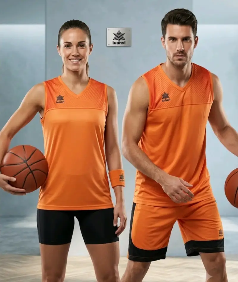 Camiseta Deportiva Luanvi Apolo Naranja - 1