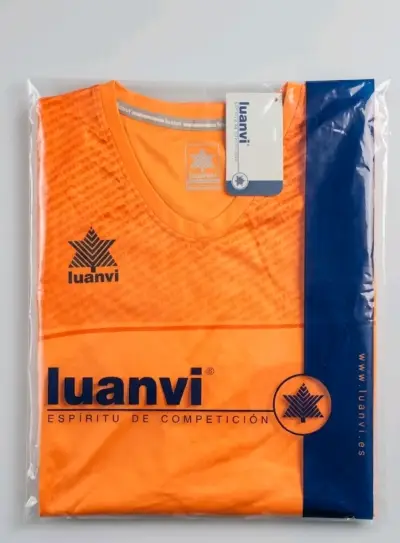 Camiseta Deportiva Luanvi Apolo Naranja - miniatura 2