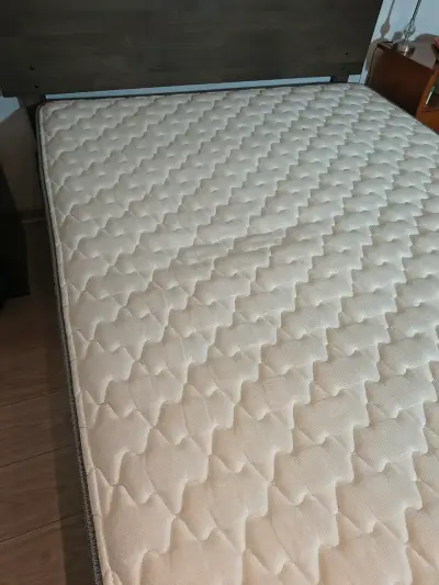 Cama Box Spring (2 Plazas) con Colchón ROSEN + Res - miniatura 4