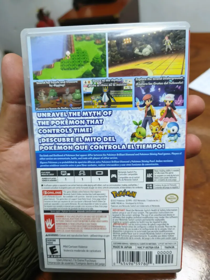 Juego Pokémon Brilliant Diamond nintendo Switch - 2