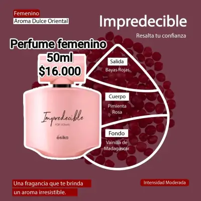 Perfume femenino Impredecible 50ml - miniatura 1