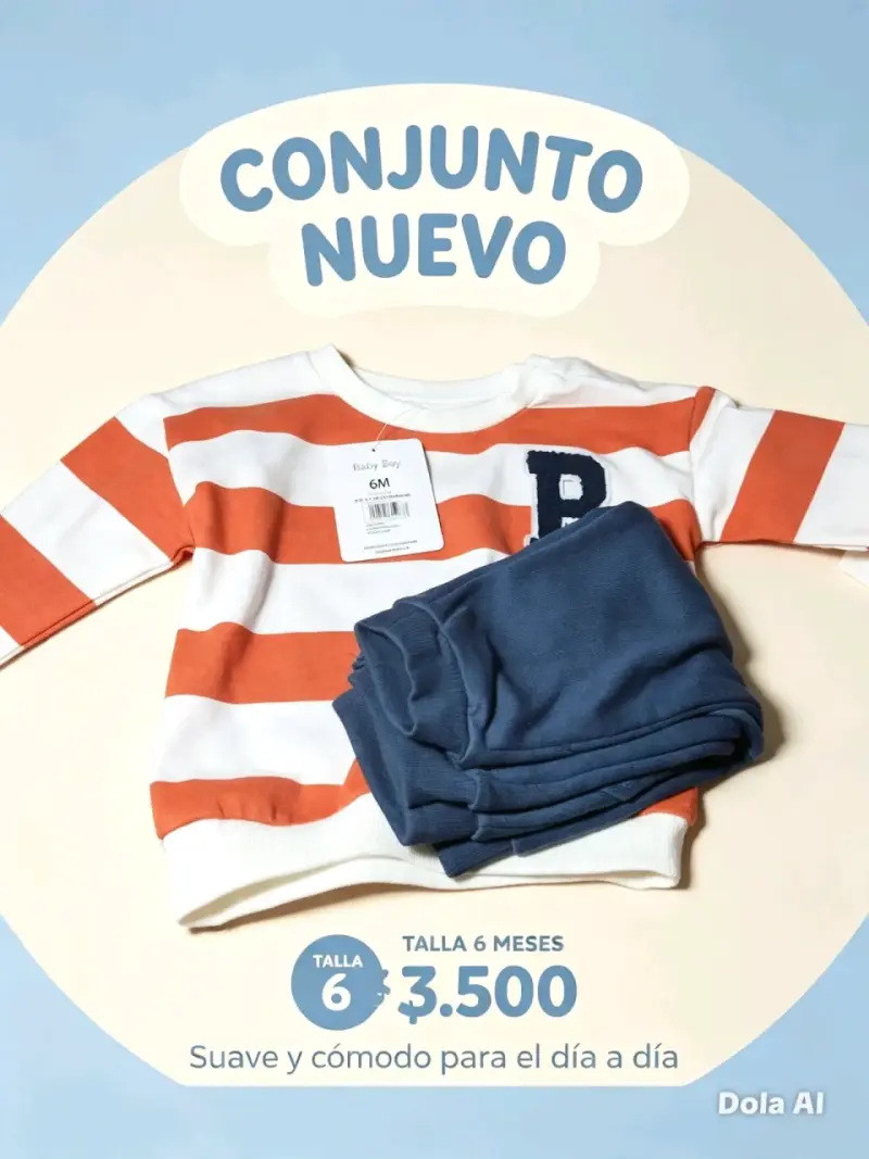 Conjunto de bebé cómodo y suave - 3