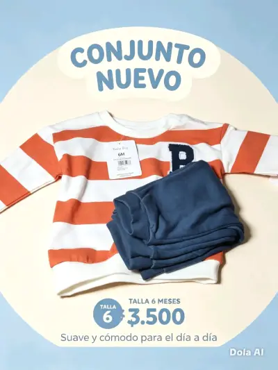 Conjunto de bebé cómodo y suave - miniatura 3
