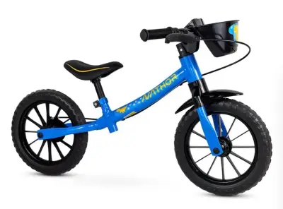 Bicicleta de Balance Azul con Frenos Nathor - miniatura 1