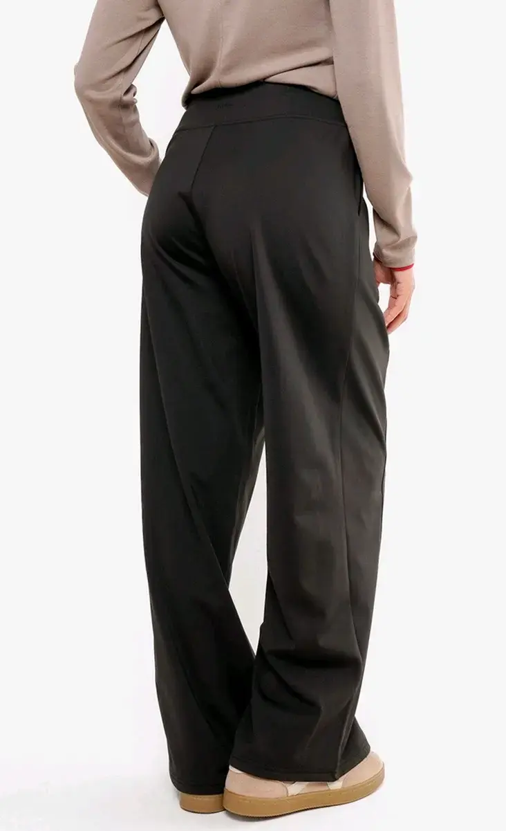 Pantalón Cargo Mujer Jersey Negro NUEVO Con Etique - 5
