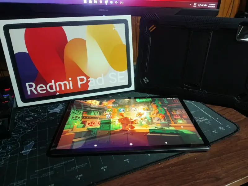 Tablet Redmi Pad SE con funda protectora - 1