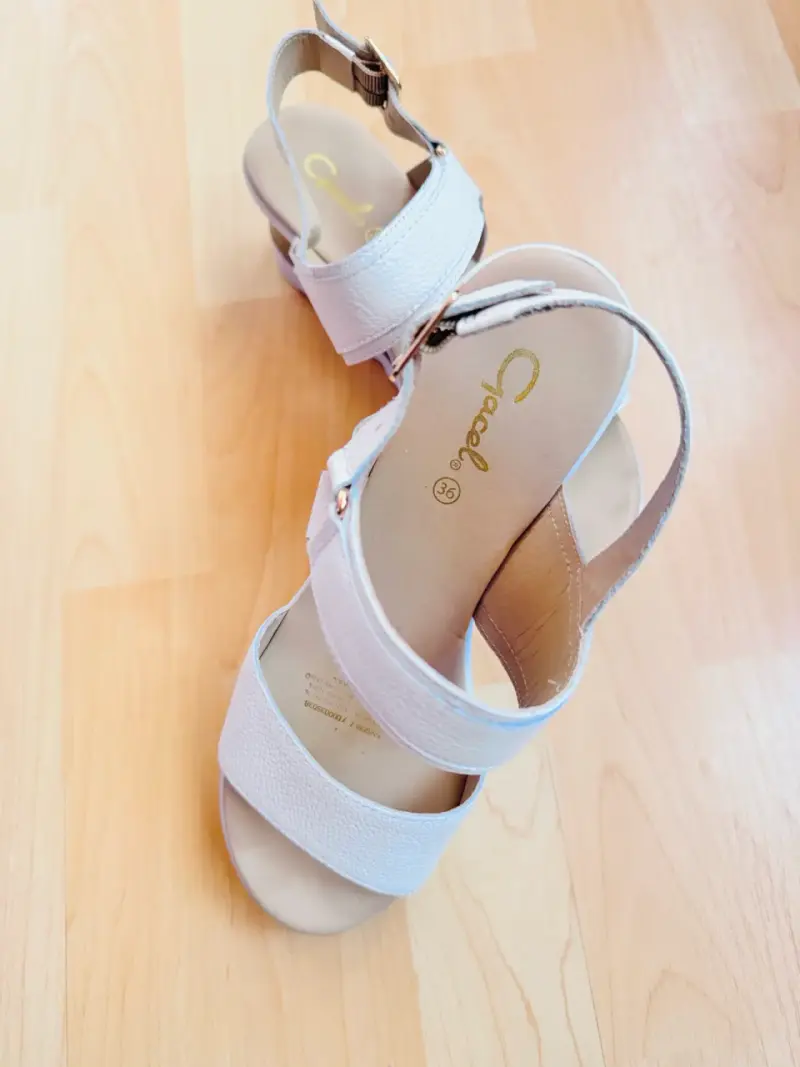 Sandalias de plataforma blancas para mujer - 2