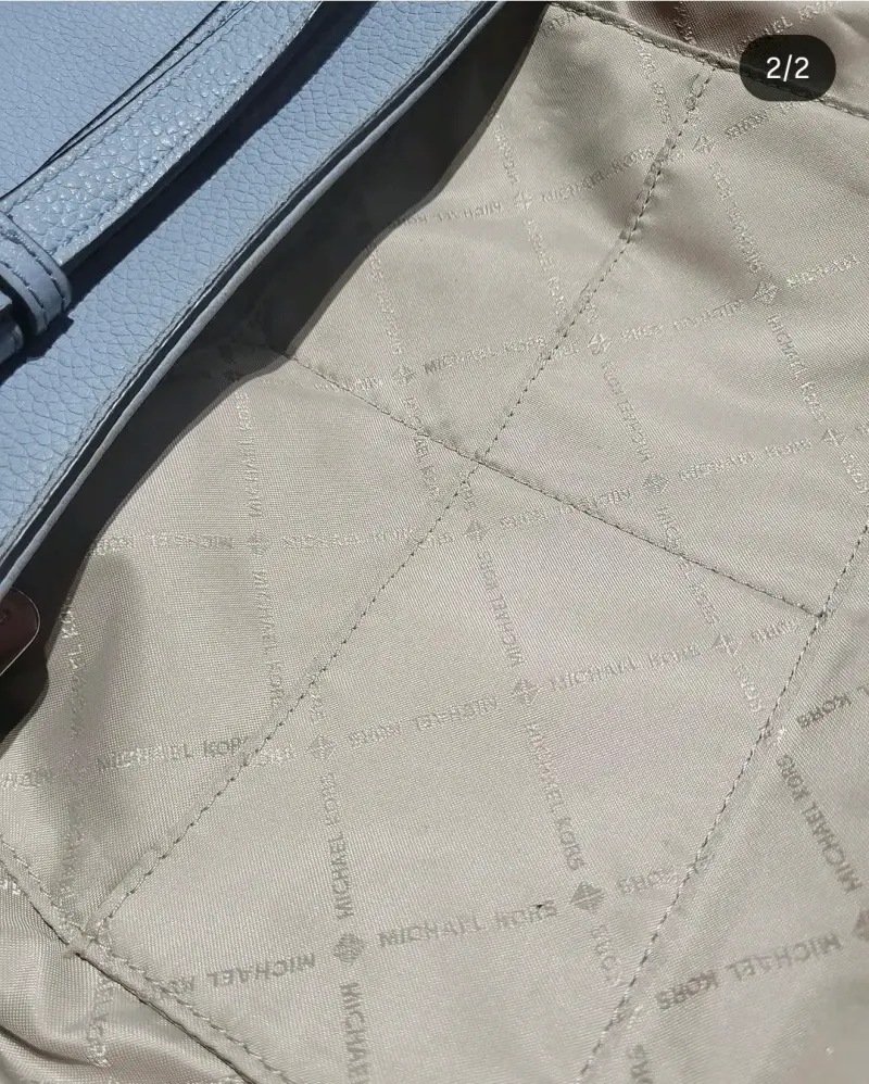 Bolso cruzado Michael Kors azul claro - 2