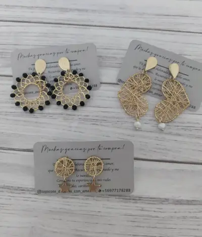 Set de Joyas personalizadas baño en oro - miniatura 1