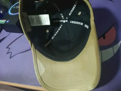 Gorra de cuadros beige Burberry - miniatura 2