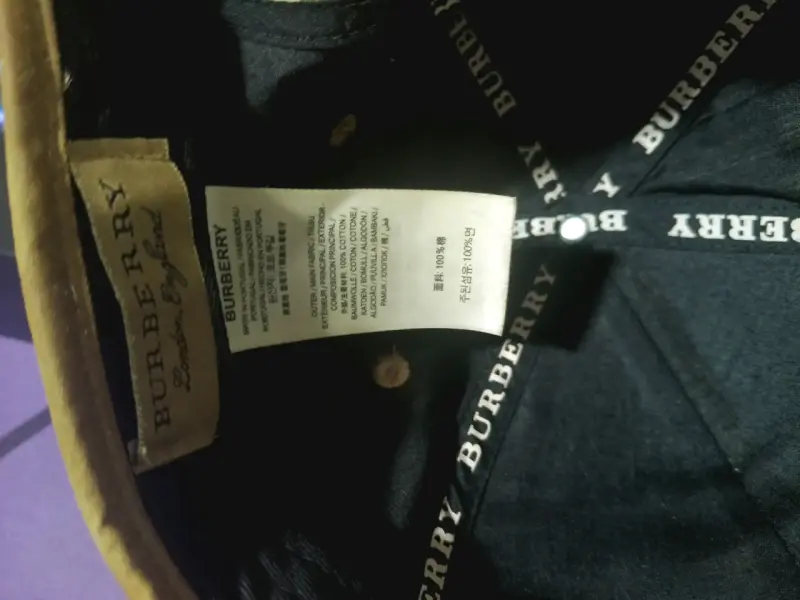 Gorra de cuadros beige Burberry - 5
