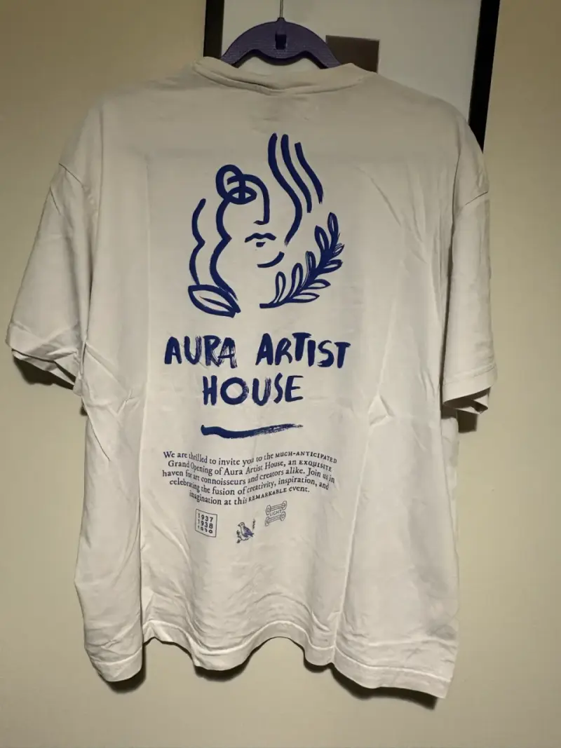 Polera Blanca H&M Loose Fit - 3