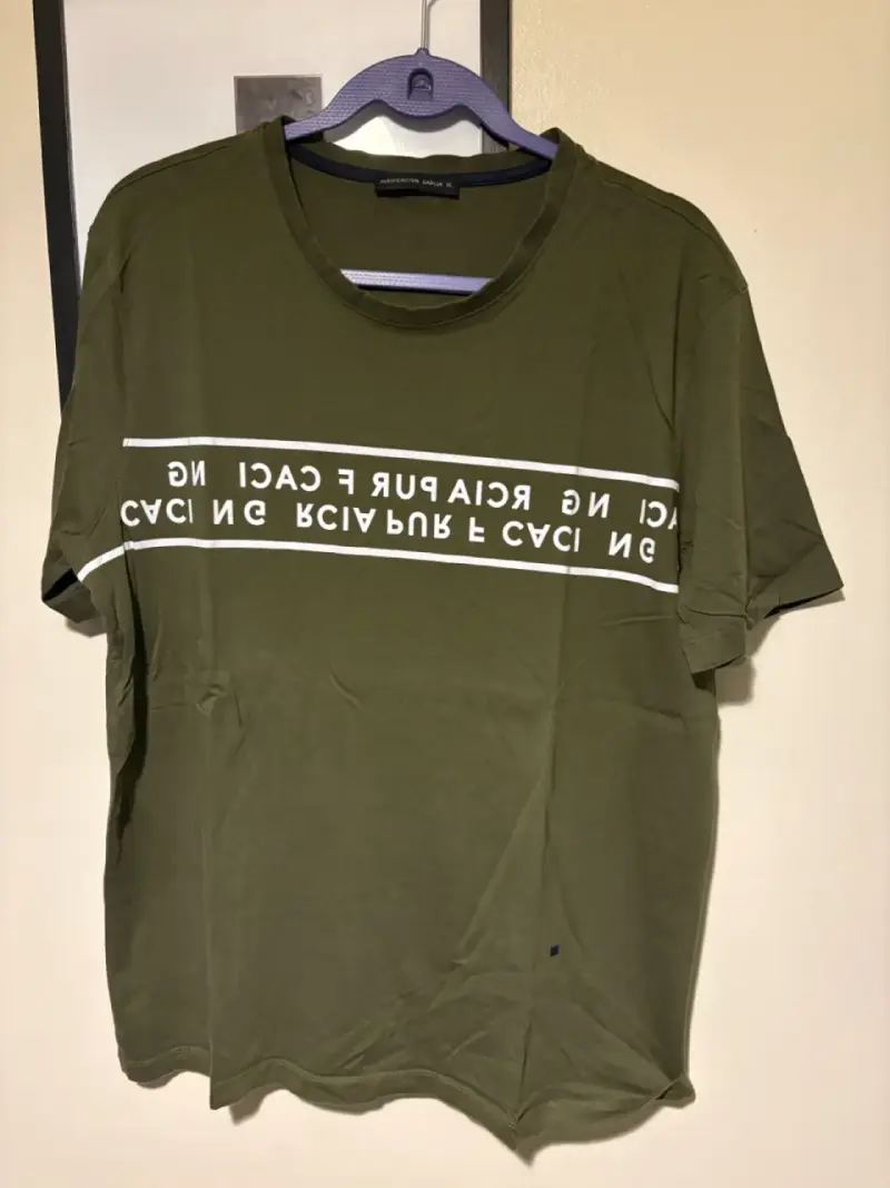 Polera verde oliva Purificación García XL - 1