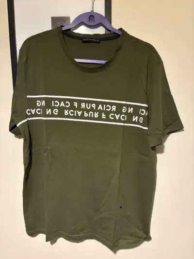 Polera verde oliva Purificación García XL - miniatura 1
