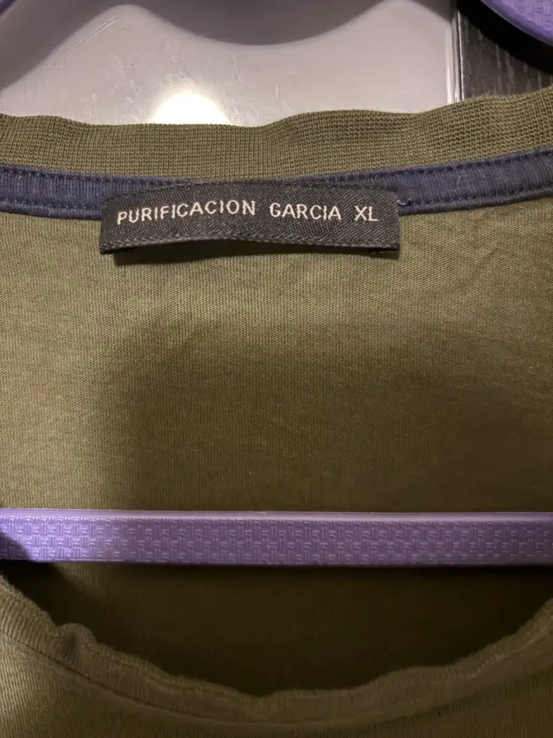 Polera verde oliva Purificación García XL - 2