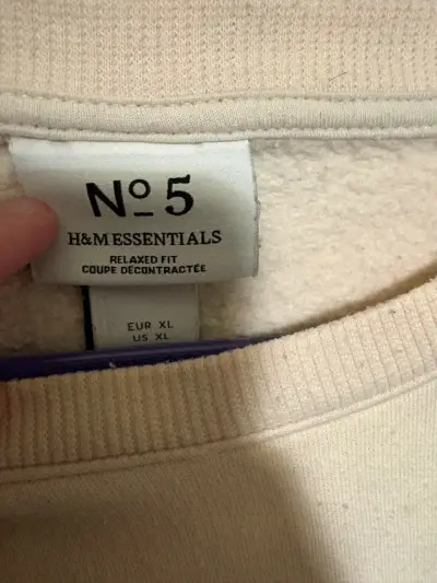 Polerón beige H&M Essentials No. 5 XL - miniatura 2