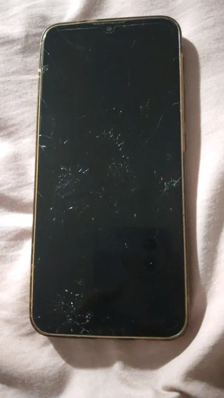 Teléfono Motorola con pantalla dañada - 2