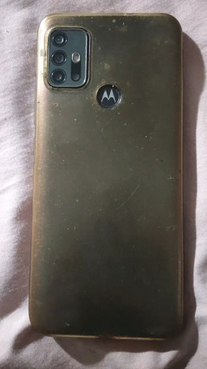 Teléfono Motorola con pantalla dañada - 3