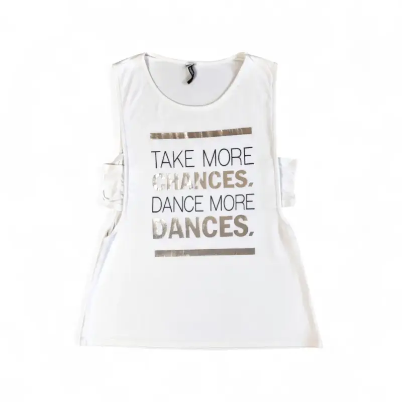Polera Musculosa Americanino Talla M Mujer Blanco - 1