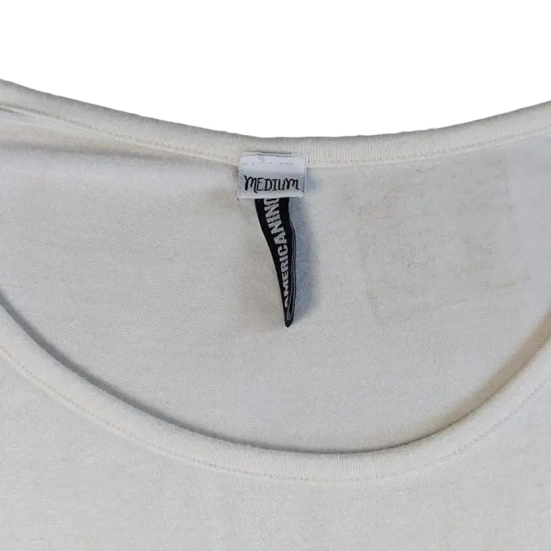 Polera Musculosa Americanino Talla M Mujer Blanco - 3