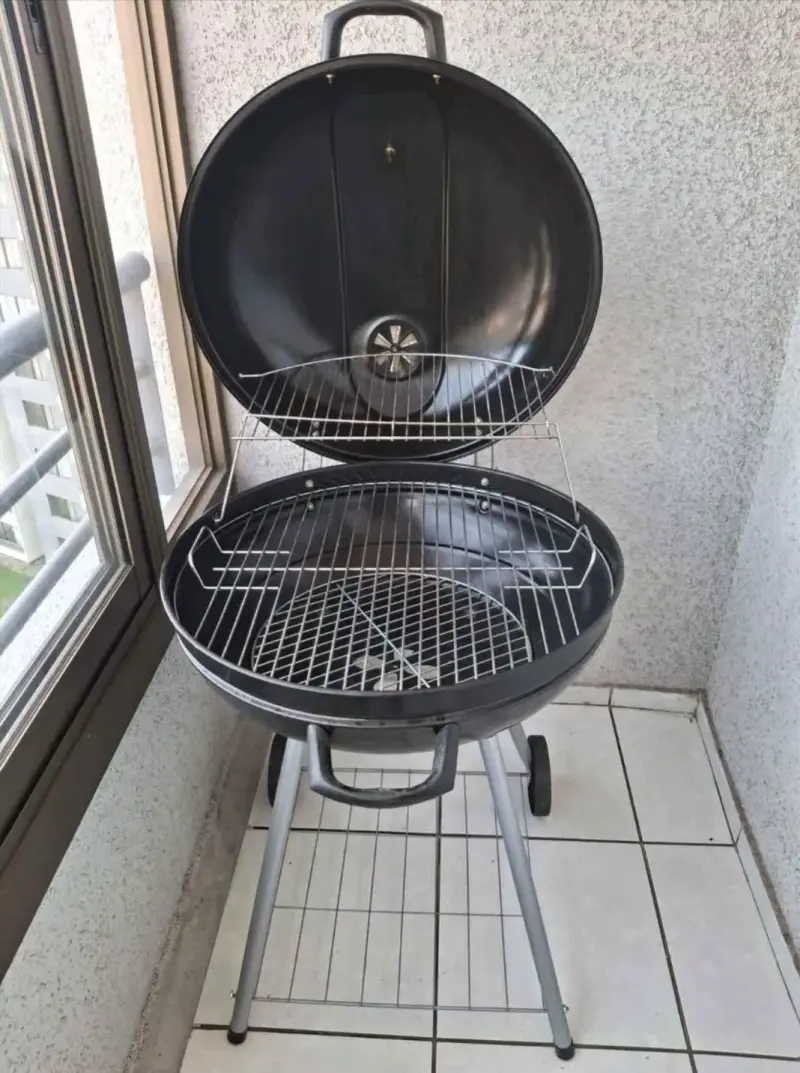 Parrilla de carbón Beef Maker con termómetro - 2