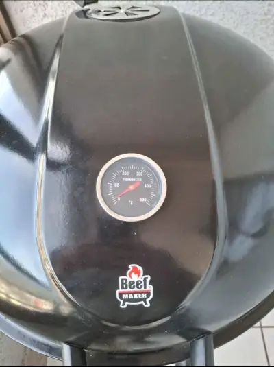 Parrilla de carbón Beef Maker con termómetro - miniatura 3