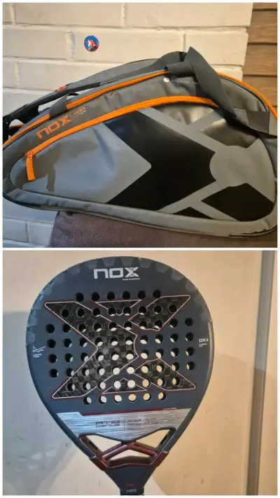 Pala de Pádel Nox AT10  12k 2025 mas paletero - miniatura 1