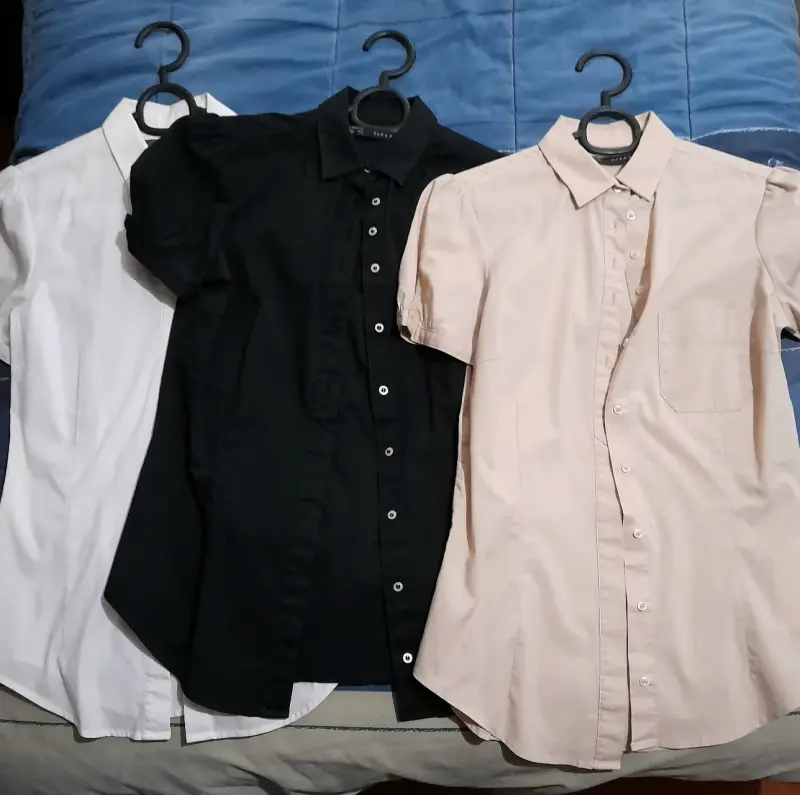 Blusas de vestir para mujer en tres colores