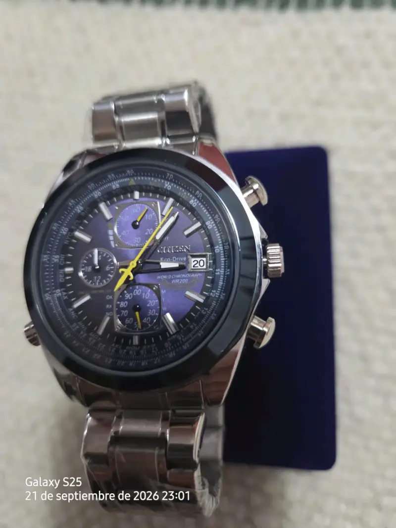 Reloj Citizen Eco-Drive Cronógrafo Acero Inoxidable - 1