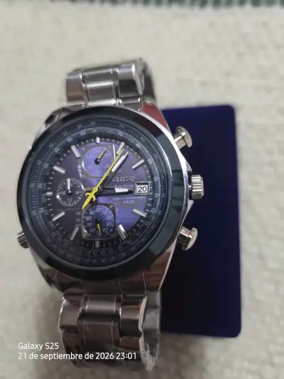Reloj Citizen Eco-Drive Cronógrafo Acero Inoxidable - miniatura 1