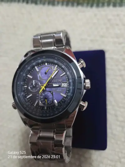 Reloj Citizen Eco-Drive Cronógrafo Acero Inoxidable - miniatura 2