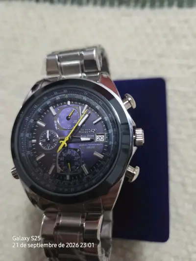 Reloj Citizen Eco-Drive Cronógrafo Acero Inoxidable - miniatura 3