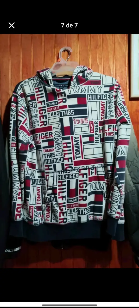 Polerón Tommy Hilfiger estampado multicolor