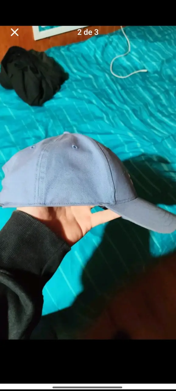 Gorra azul Adidas deportiva unisex - 2